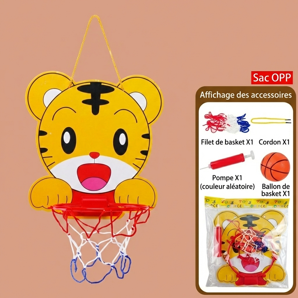 Adorable ensemble de basketball animal pour enfants