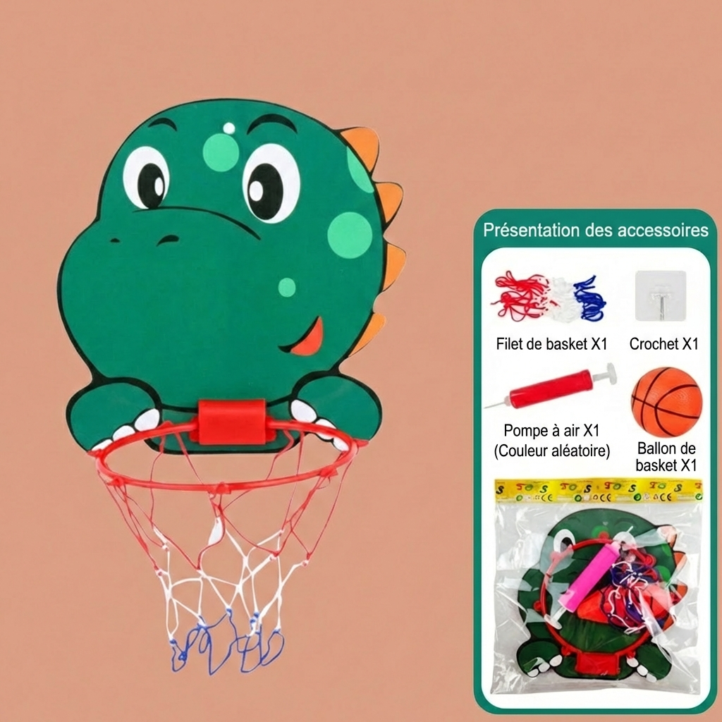 Adorable ensemble de basketball animal pour enfants