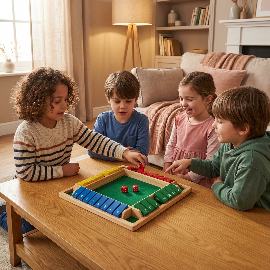 Jeu familial Shut The Box – Ensemble 4 joueurs