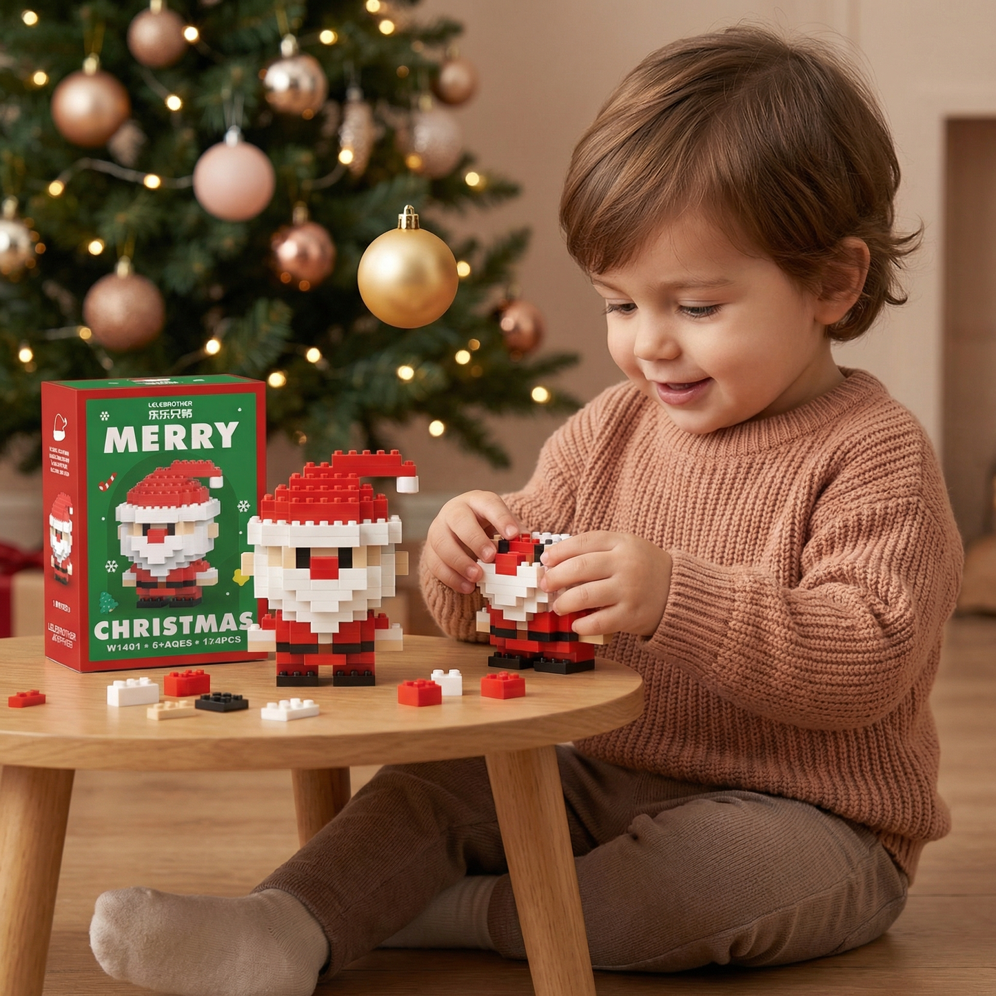 Figurines de Noël créatives en briques – amusement pour toute la famille
