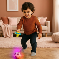 Toupie football lumineuse LED