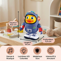 Canard astronaute dansant