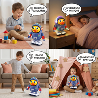 Canard astronaute dansant