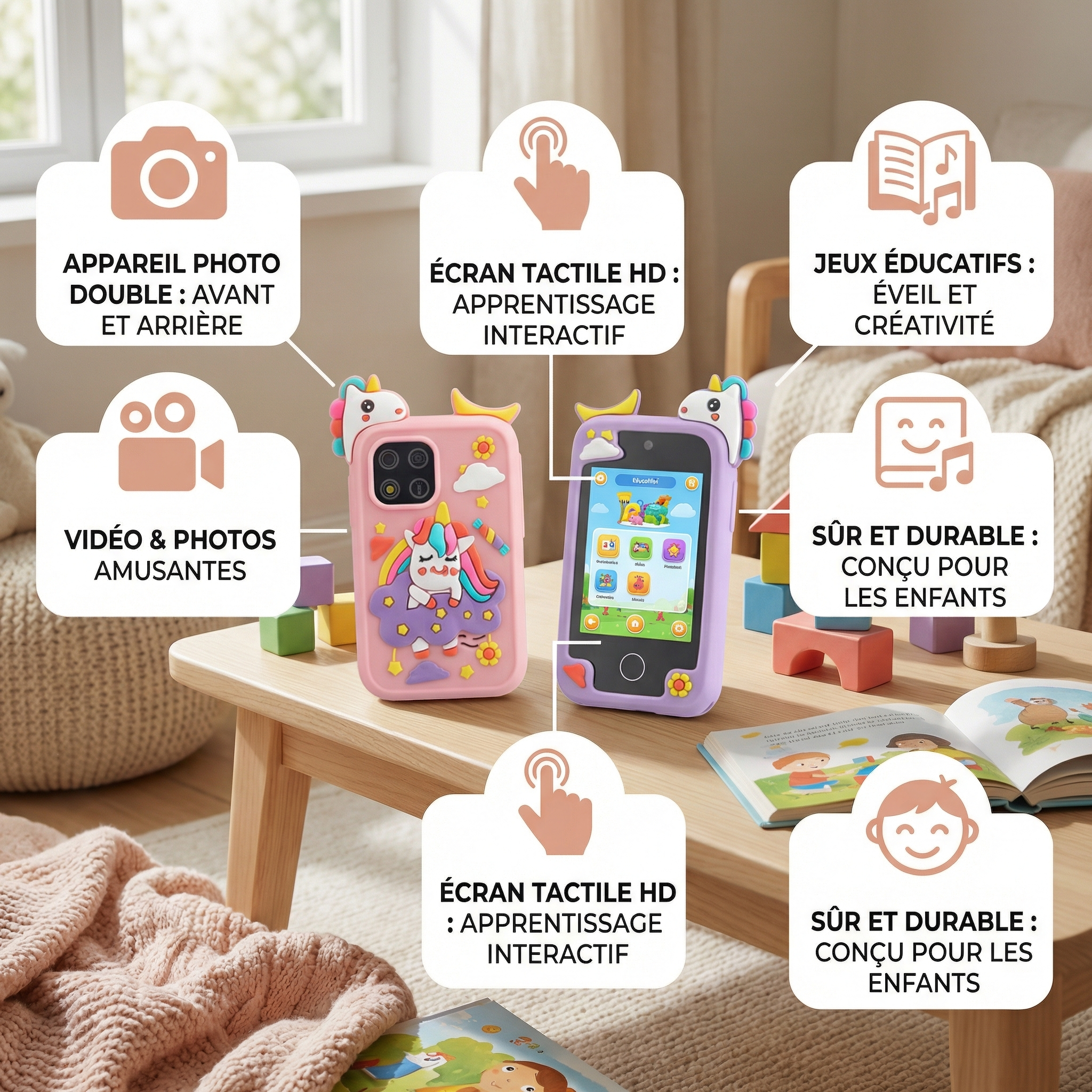 Smartphone éducatif pour enfants