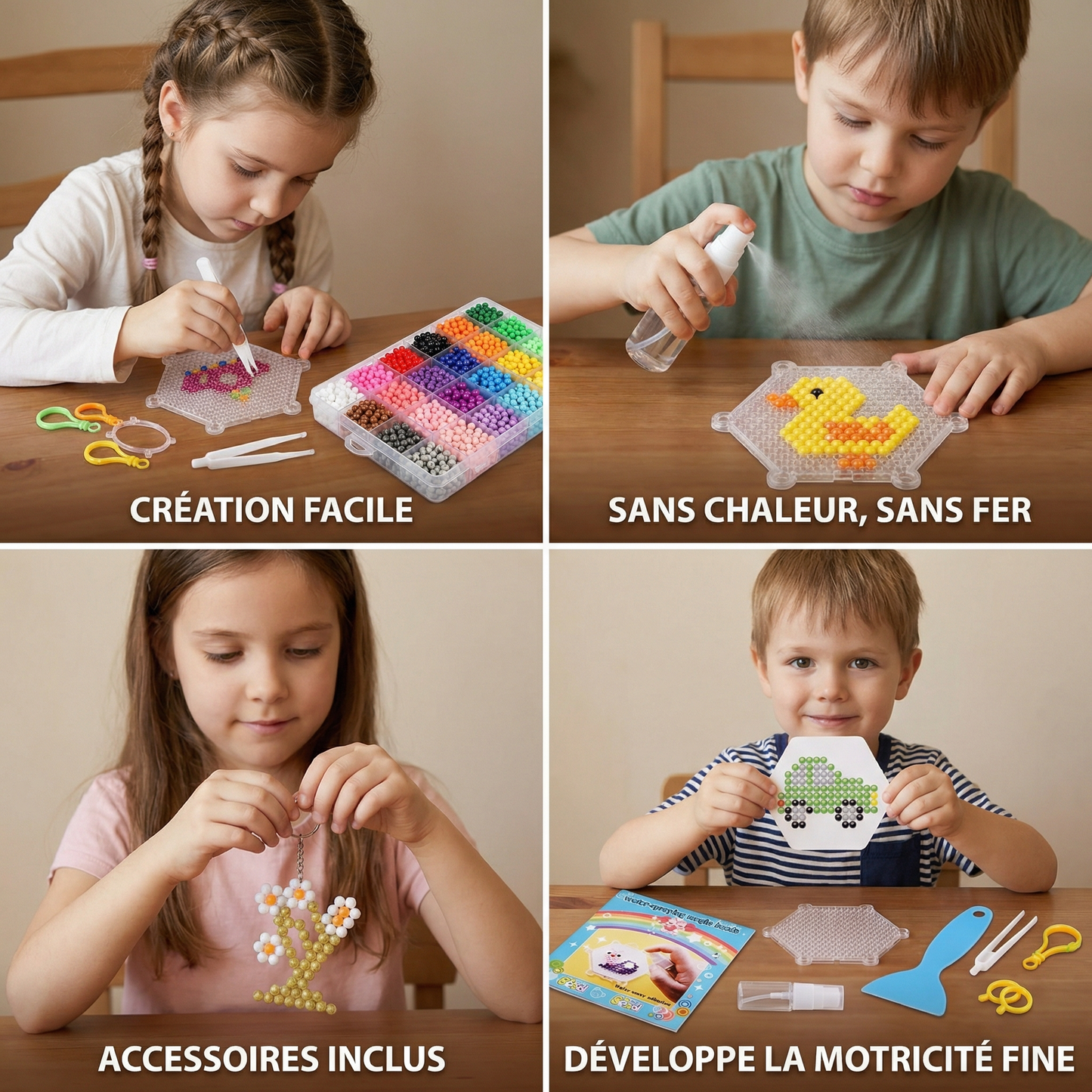 Coffret de Perles d’Eau Magiques pour Loisirs Créatifs