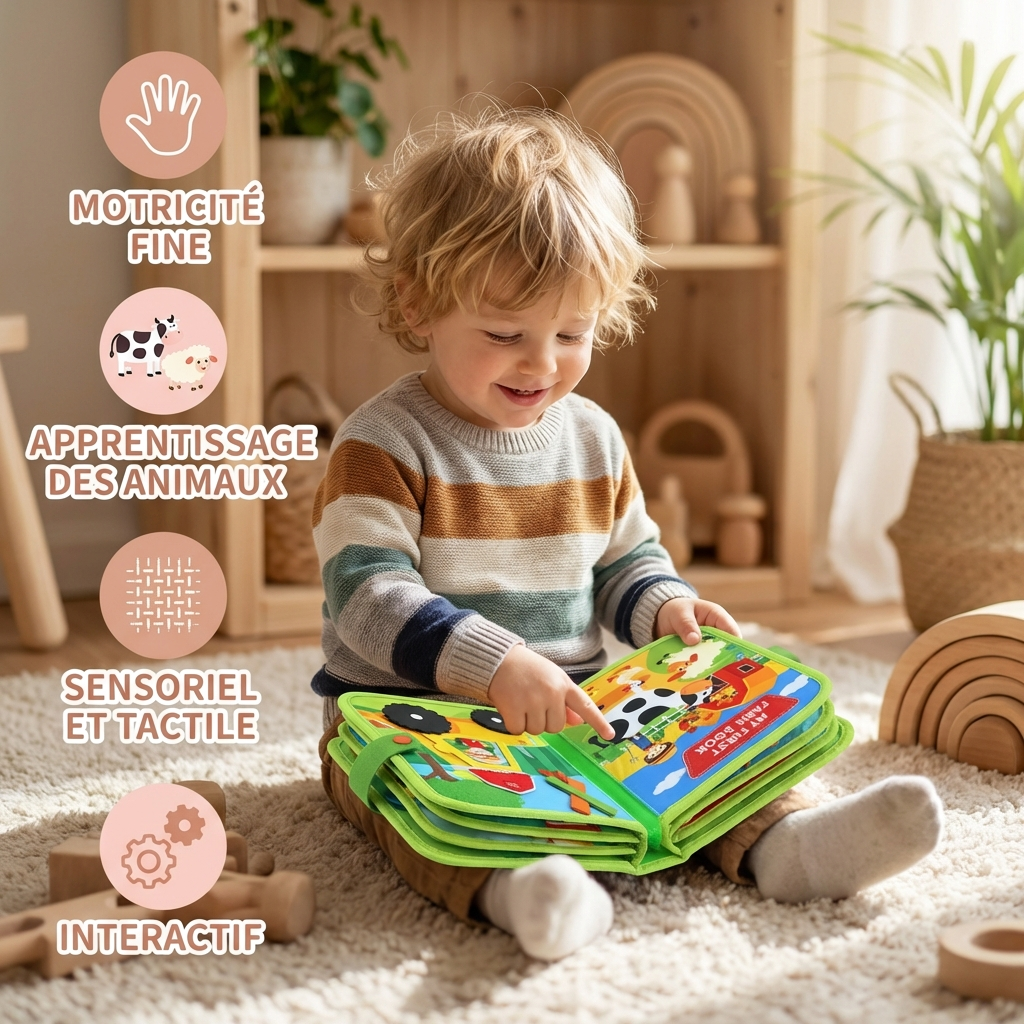 Livre d’Histoires Éducatif de la Ferme Montessori