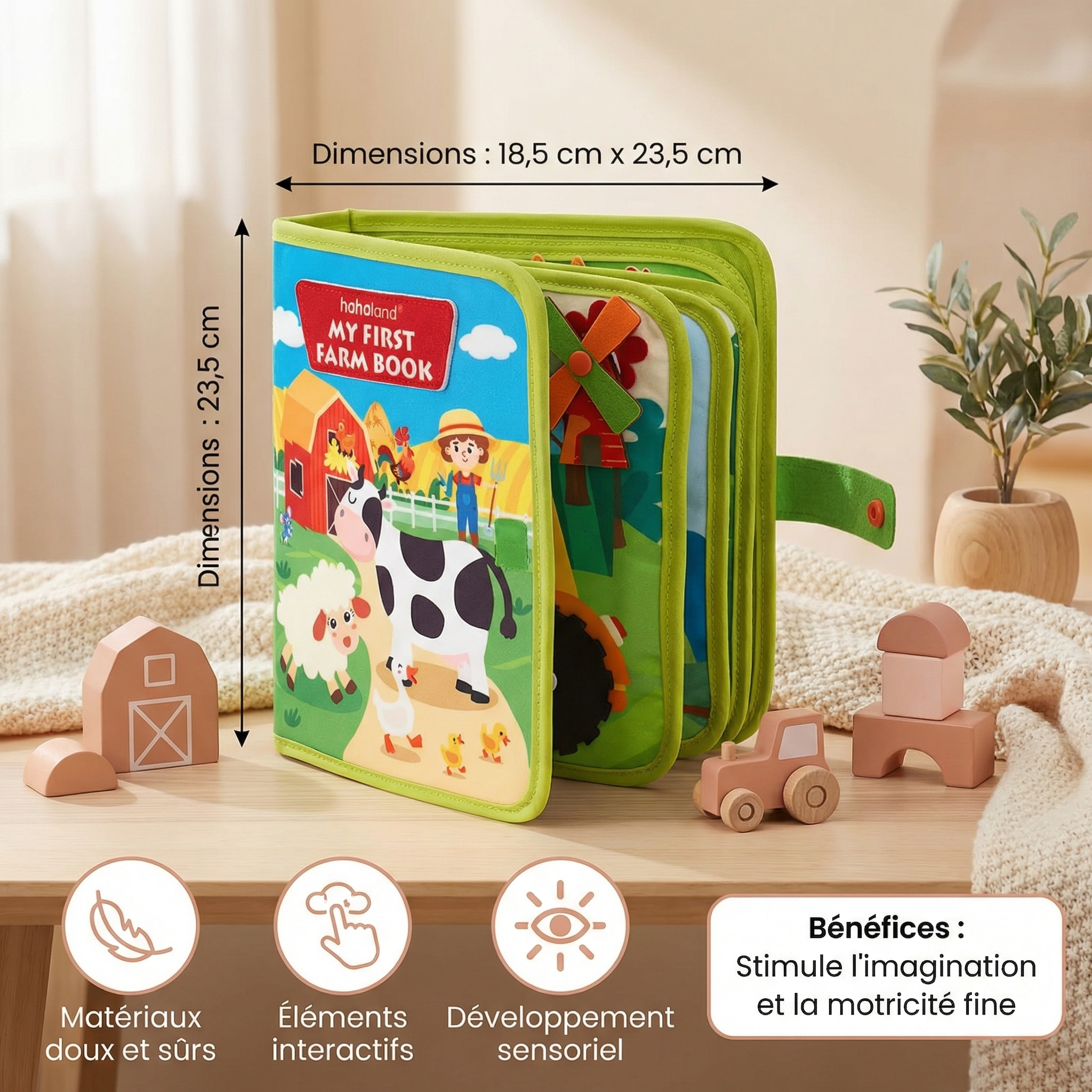 Livre d’Histoires Éducatif de la Ferme Montessori