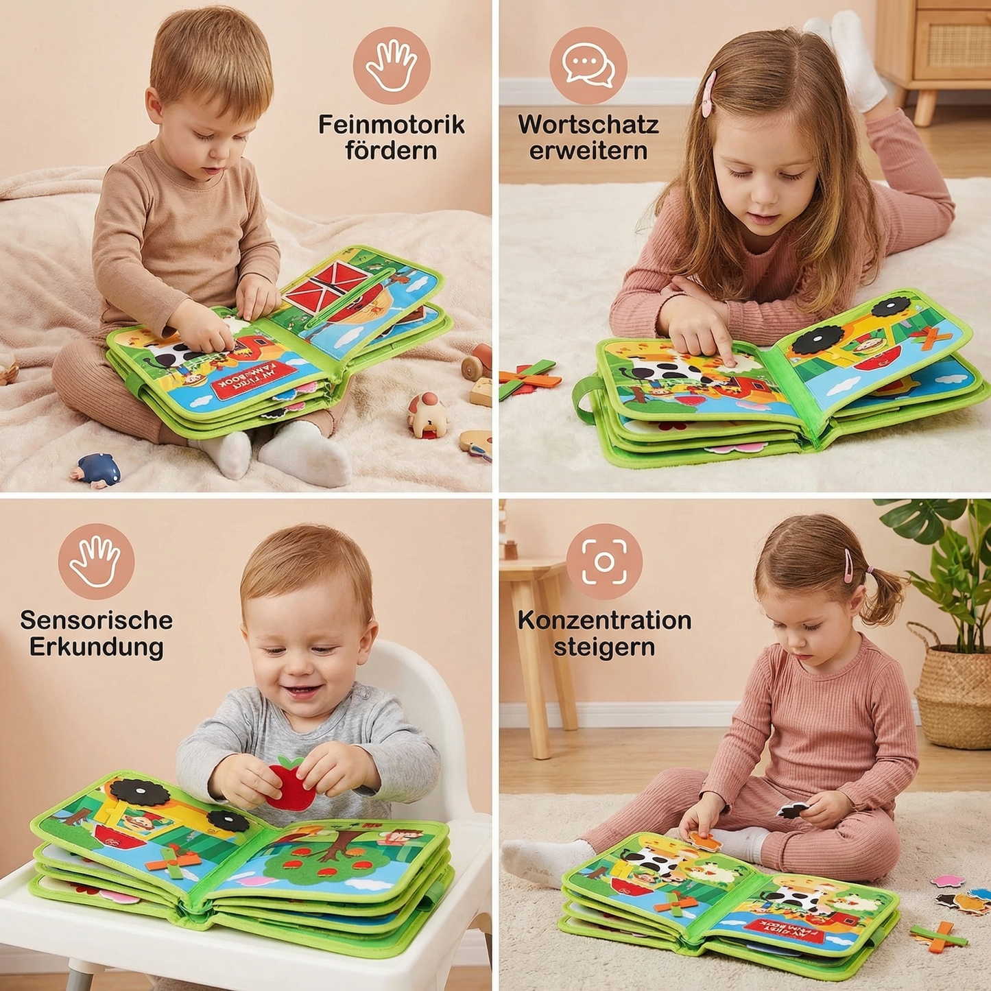 Livre d’Histoires Éducatif de la Ferme Montessori