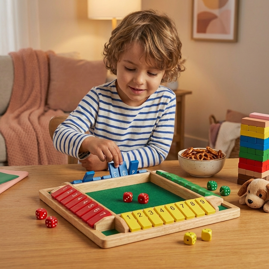 Jeu familial Shut The Box – Ensemble 4 joueurs
