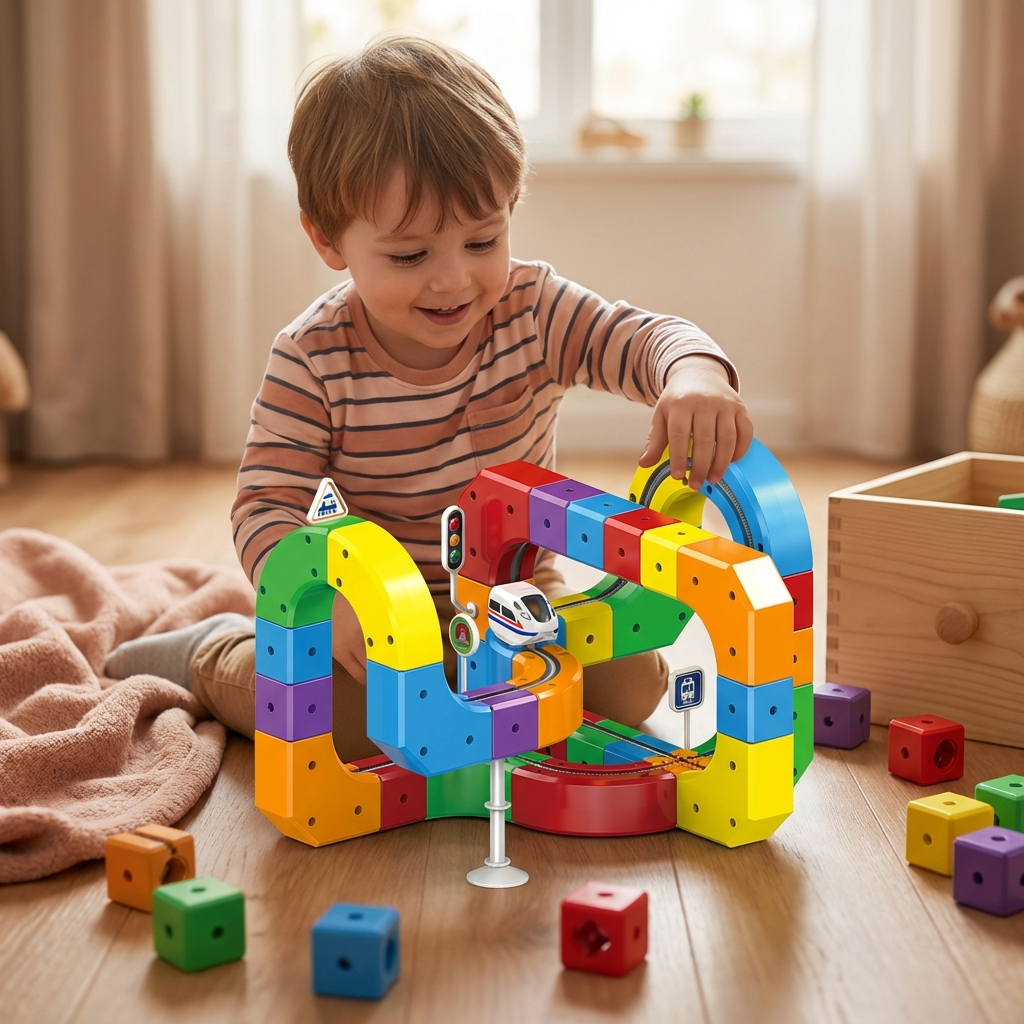 Train magique à cubes – jouet pour enfants