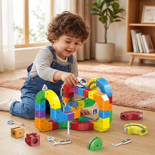 Train magique à cubes – jouet pour enfants