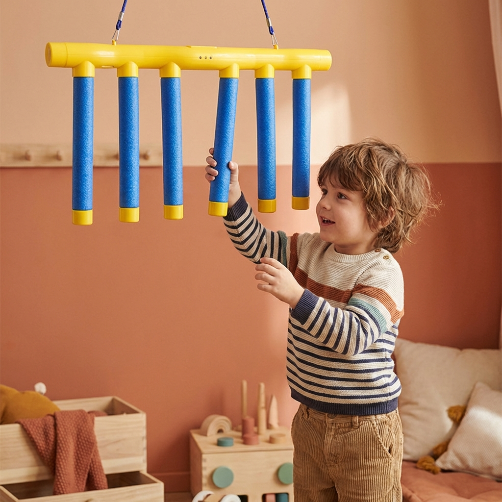 Bâtonnets tombants – jeu de réaction pour enfants