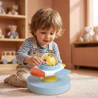 Spinner Montessori à ventouse – Jouet d’apprentissage rotatif