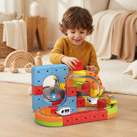 Jouet ferroviaire magnétique à cubes pour enfants