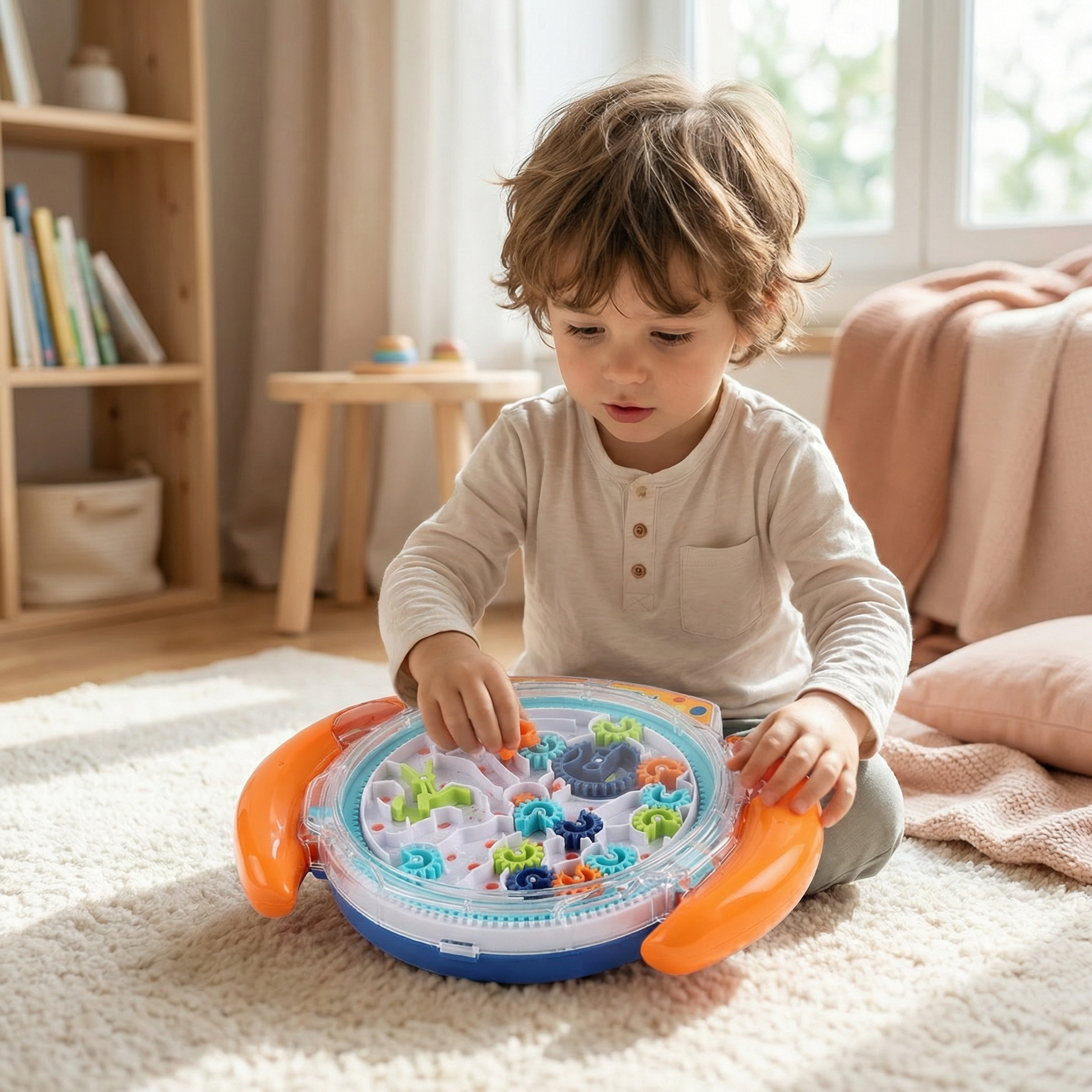 Roue labyrinthe 3D – Jeu d’adresse et d’apprentissage