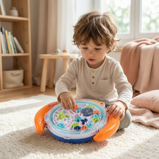 Roue labyrinthe 3D – Jeu d’adresse et d’apprentissage