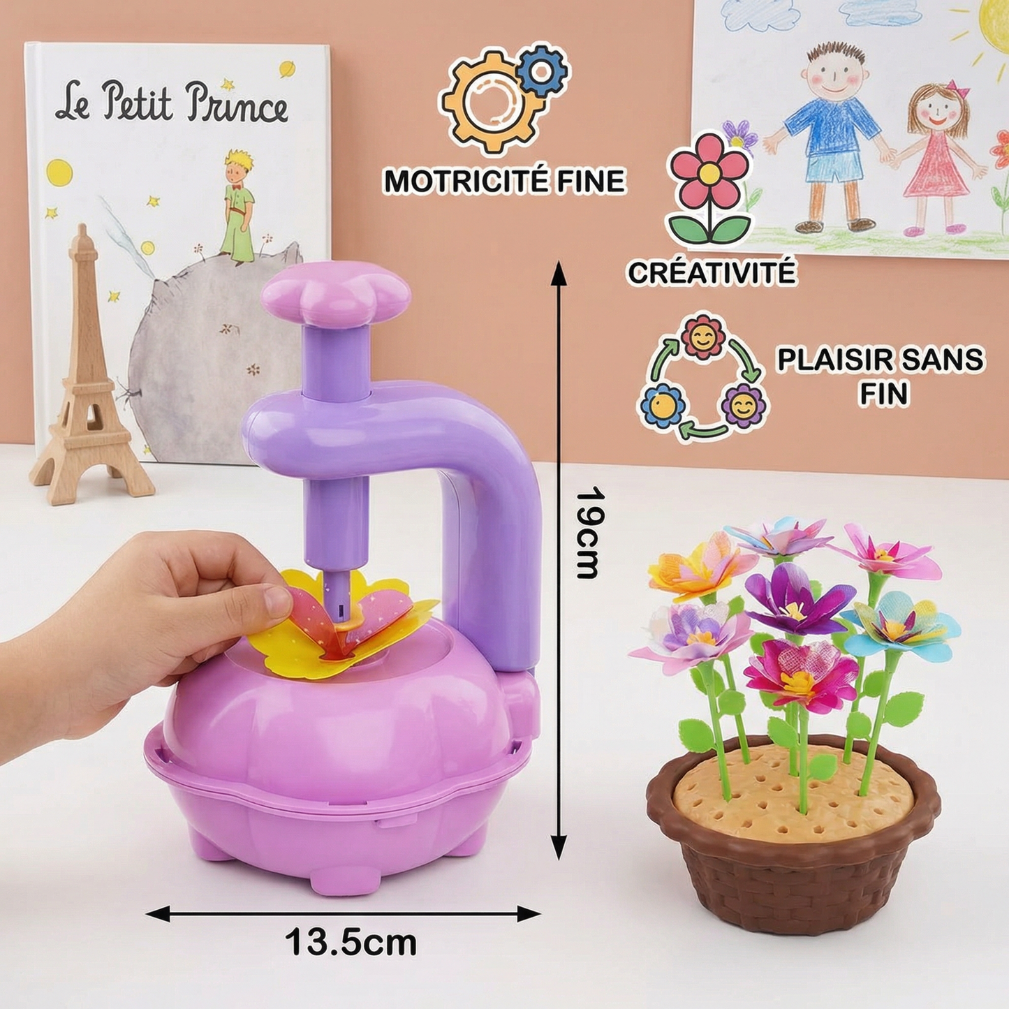 Kit créatif de fleurs à assembler