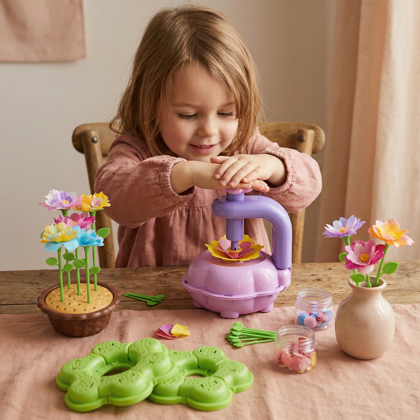 Kit créatif de fleurs à assembler