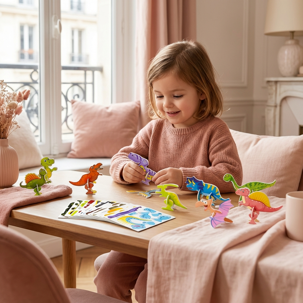 3D Cartoon Puzzle Set pour enfants