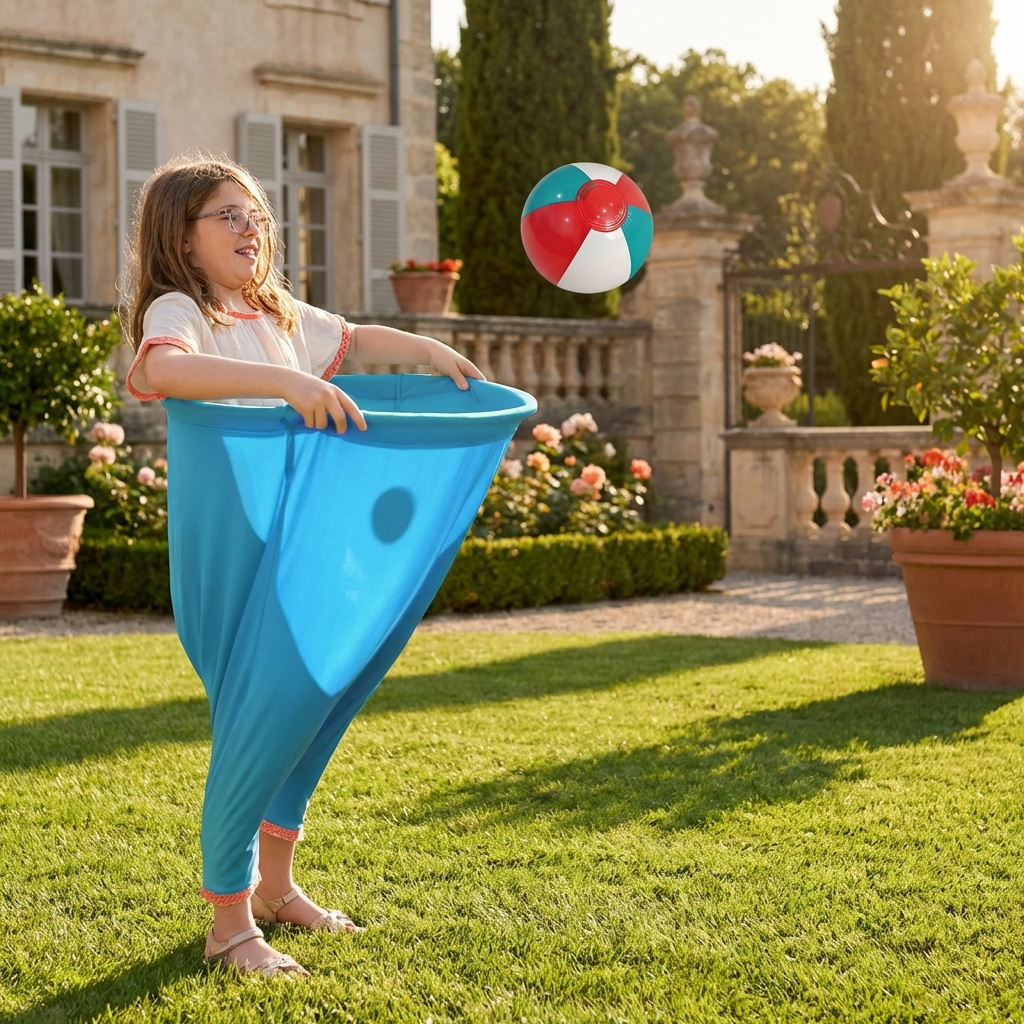 Pantalon de Clown Jeu de Catch Ball en Famille