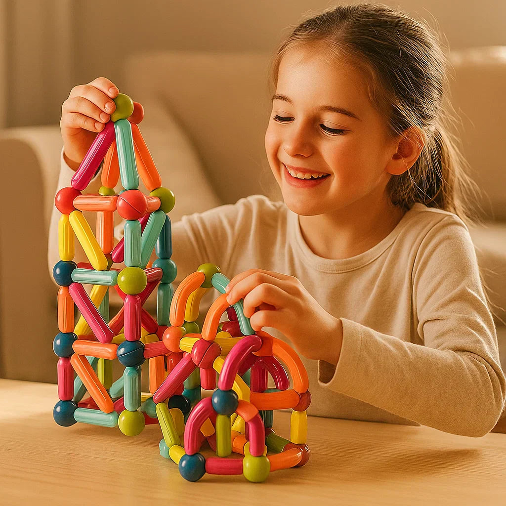 Jeu de construction magnétique pour enfants