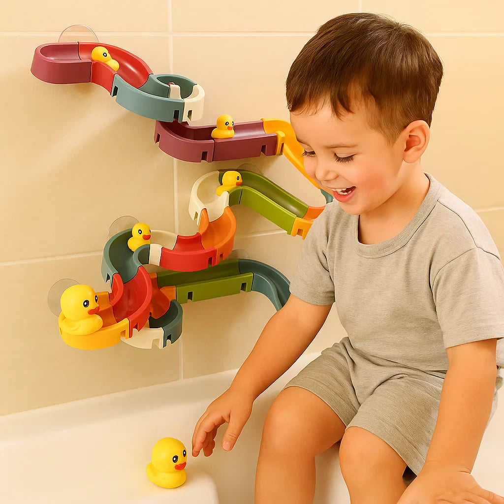 Jouet de bain toboggan à eau pour les tout-petits