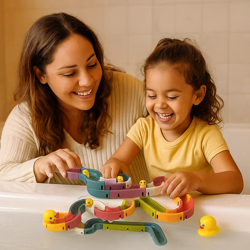 Jouet de bain toboggan à eau pour les tout-petits