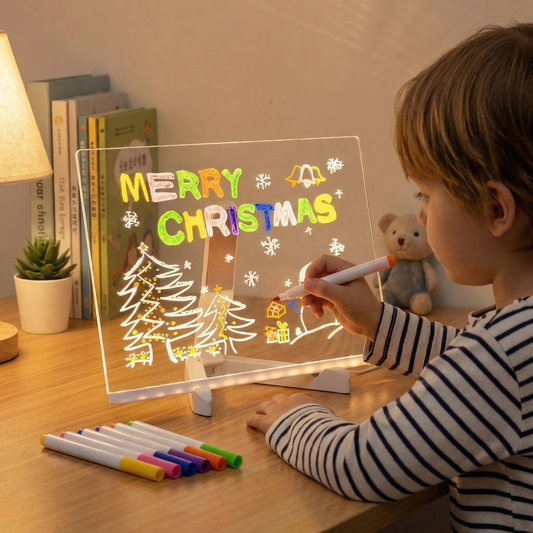 Planche à dessin lumineuse à LED pour enfants