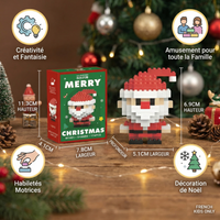 Figurines de Noël créatives en briques – amusement pour toute la famille