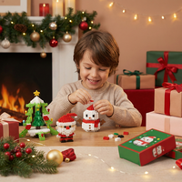 Figurines de Noël créatives en briques – amusement pour toute la famille