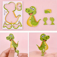 3D Cartoon Puzzle Set pour enfants